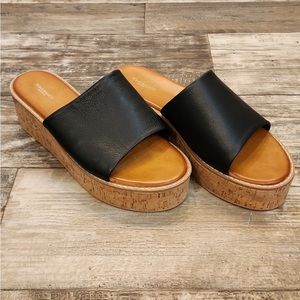 Tony Bianco Australia Jay Cork Leather
Platform Slides